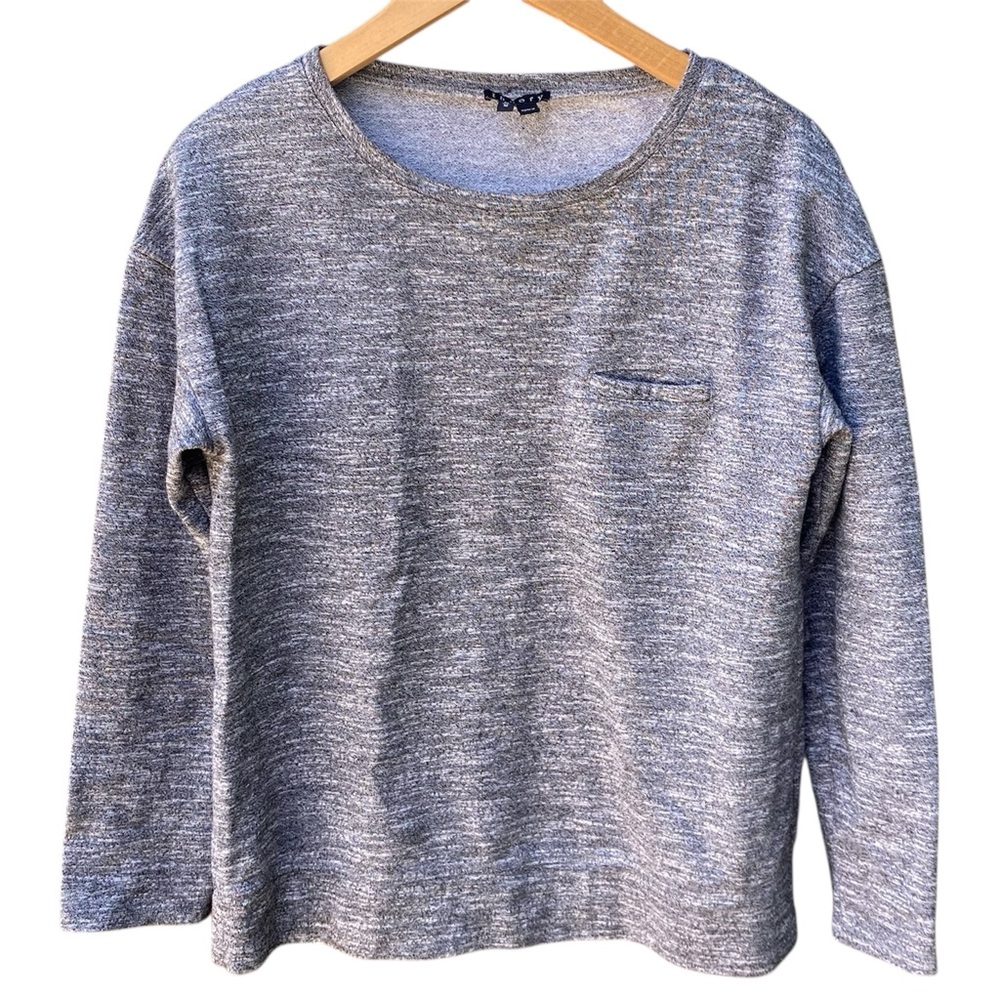 Theory Gray Long Sleeve Sweater - M